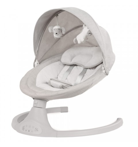 Kidwell Luxi - 2w1 leżaczek, bujaczek elektryczny BT | Light Melange